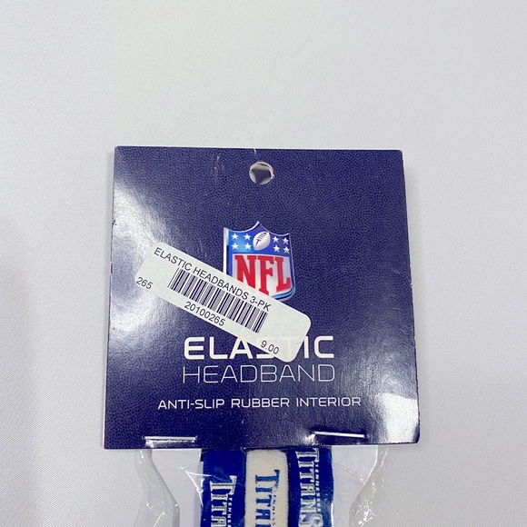 Tennessee Titans elastic headbands & stretch bracelet/hair ties. NWT - Picture 5 of 5